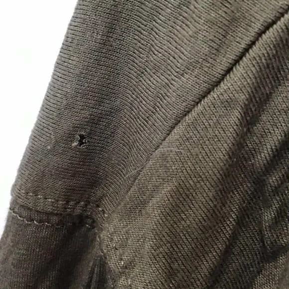 MADEWELL Olive Green Blouse Long Sleeve Small - Picture 3 of 5